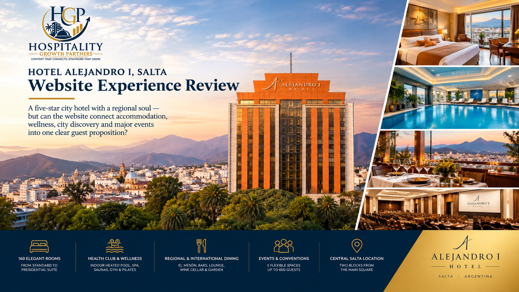 Hotel Alejandro I in central Salta, Argentina — HGP Website Experience Review