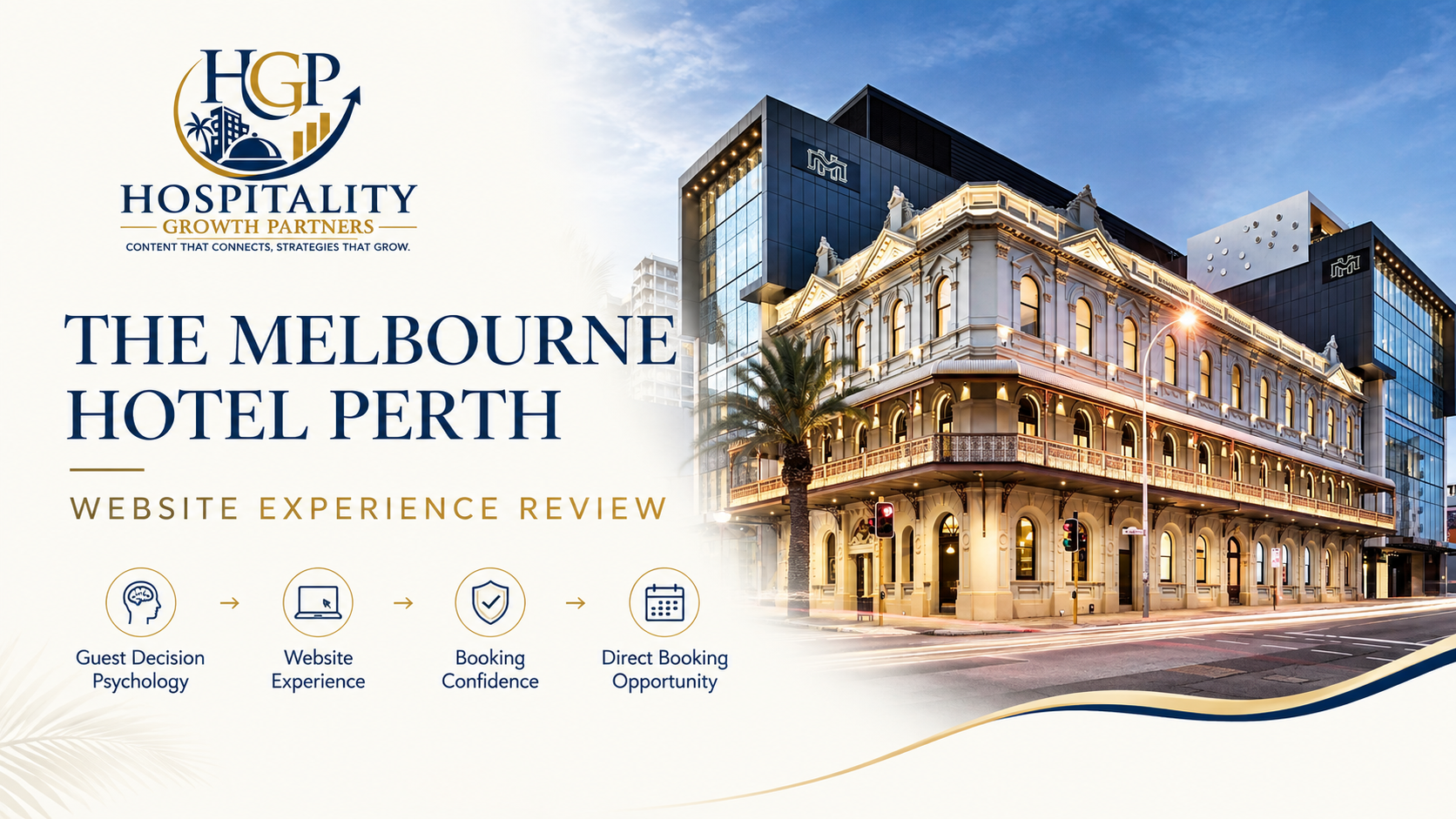 Melbourne Hotel Perth Website Experience Review-HGP