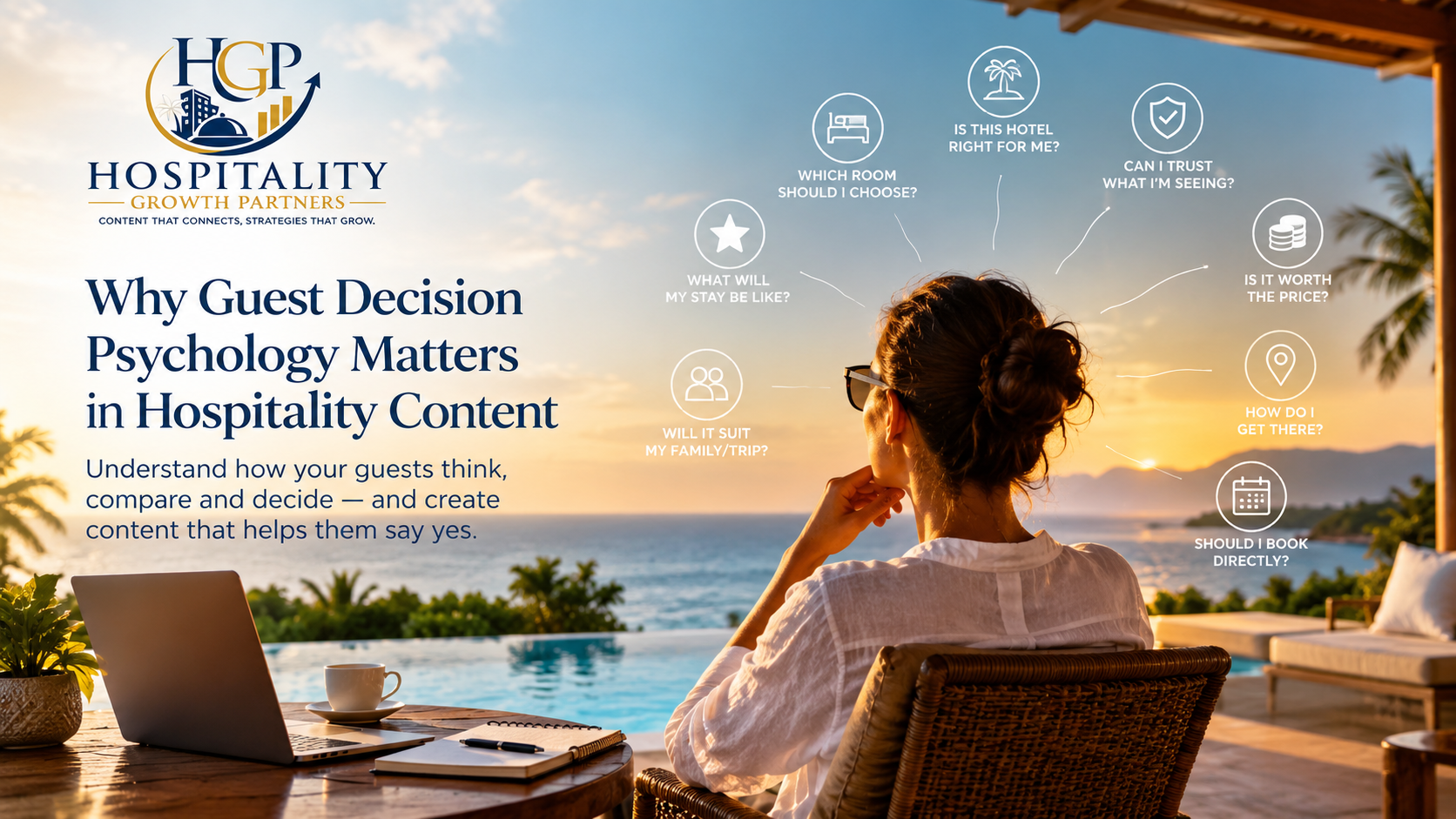 Guest decision psychology in hospitality content by Hospitality Growth Partners