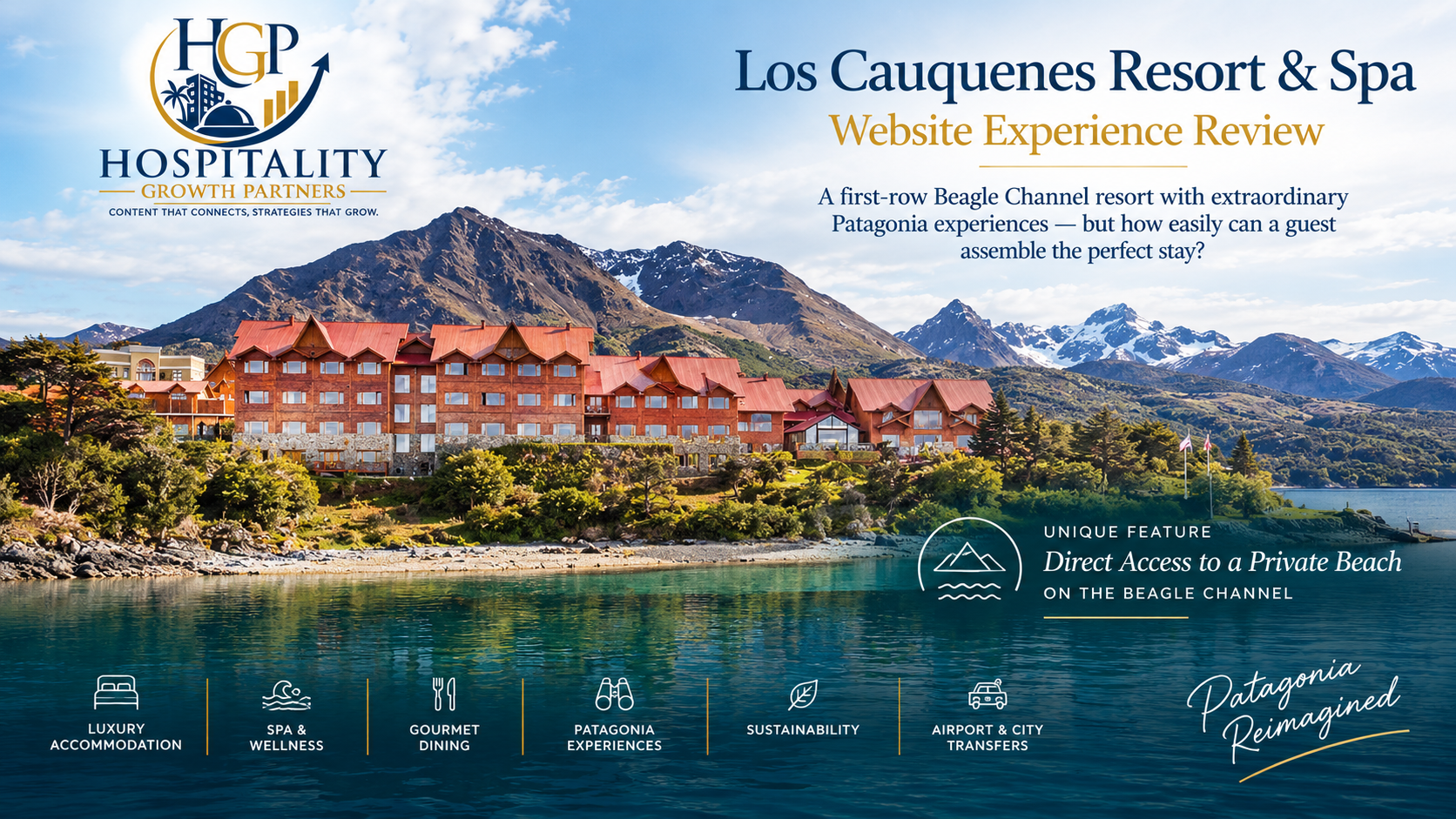 Los Cauquenes Resort & Spa, Ushuaia Website Experience Review
