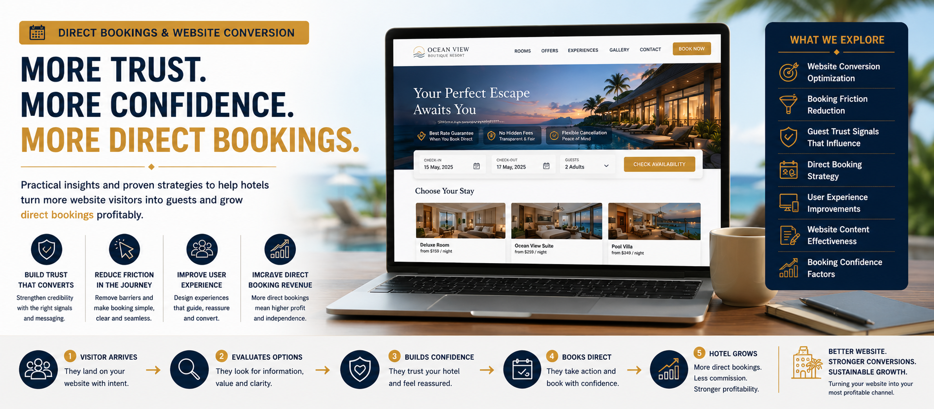 Direct bookings hero